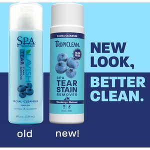 TropiClean Spa Dog Facial Cleanser & Tear Stain Remover, 8-fl oz bottle