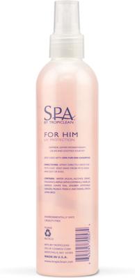 Show full view: TropiClean Spa for Him Dog Cologne Spray, Sporty Oatmeal & Sandalwood Scent, 8-fl oz bottle slide 3 of 11