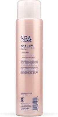 Show full view: TropiClean Spa for Him Oatmeal Dog Shampoo, Sporty Sandalwood Scent, 16-fl oz bottle slide 3 of 11
