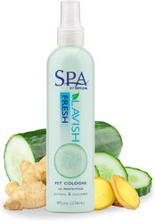 TropiClean Spa Fresh Dog Cologne Spray, Luxurious Oatmeal & Cucumber Scent, 8-fl oz bottle