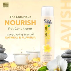 TropiClean Spa Nourish Dog & Cat Conditioner, Fresh Plumeria Scent, 16-fl oz bottle slide 2 of 9