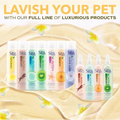 Show full view: TropiClean Spa Nourish Dog & Cat Conditioner, Fresh Plumeria Scent, 16-fl oz bottle slide 9 of 11