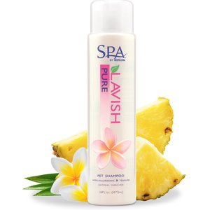 TropiClean Spa Pure Hypoallergenic Sensitive Skin Dog & Cat Shampoo, 16-fl oz bottle