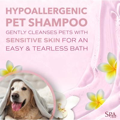 Show full view: TropiClean Spa Pure Hypoallergenic Sensitive Skin Dog & Cat Shampoo, 1-gal bottle slide 4 of 10