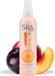 TropiClean Spa Renew Dog Cologne Spray, Luscious Sweet Plum & Peaches Scent, 8-fl oz bottle