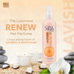 TropiClean Spa Renew Dog Cologne Spray, Luscious Sweet Plum & Peaches Scent, 8-fl oz bottle slide 2 of 9