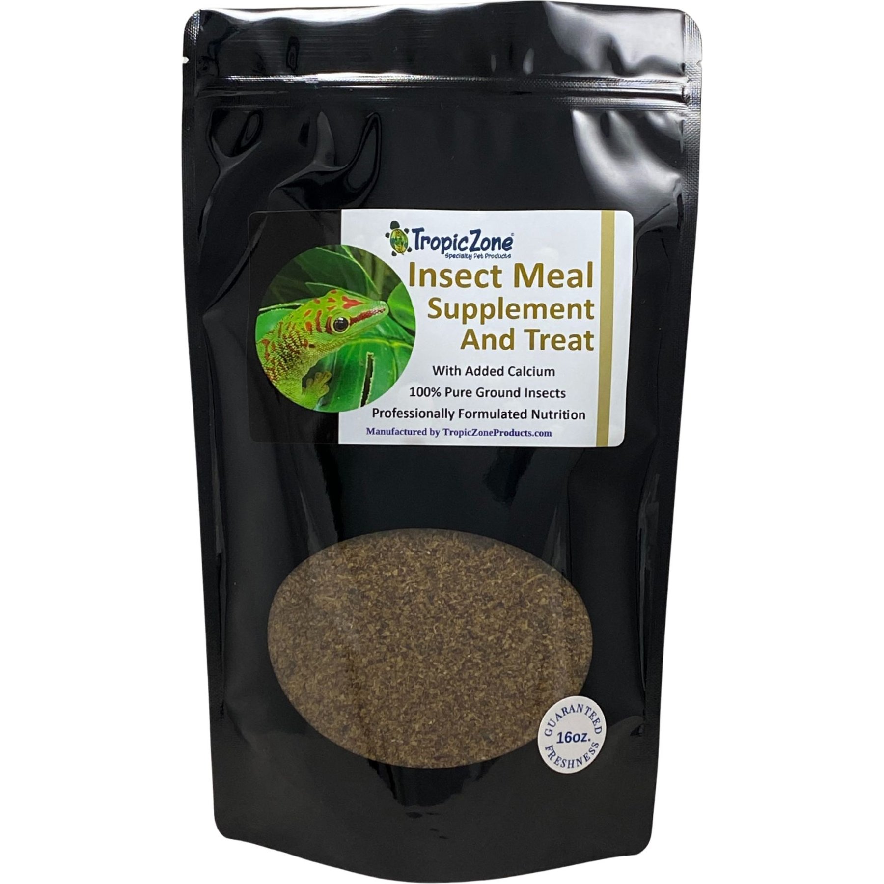 TropicZone Insect Meal Supplement & Treat Reptile Food, 16-oz bottle