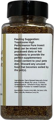 Show full view: TropicZone Insect Meal Supplement & Treat Reptile Food, 6-oz bottle slide 3 of 7