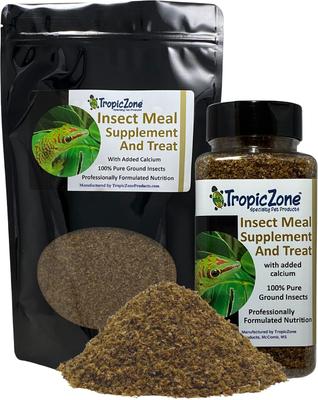 Show full view: TropicZone Insect Meal Supplement & Treat Reptile Food, 6-oz bottle slide 5 of 7