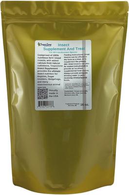 Show full view: TropicZone Insect Supplement &Treat Reptile Food, 16-oz bag slide 2 of 5