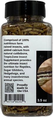 Show full view: TropicZone Insect Supplement &Treat Reptile Food, 3.5-oz bottle slide 2 of 7