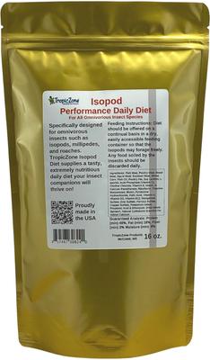 Show full view: TropicZone Isopod Performance Daily Diet Insect Food, 16-oz bag slide 2 of 2