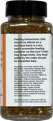 Show full view: TropicZone Land Crab Performance Daily Diet Reptile Food, 8-oz bottle slide 3 of 7