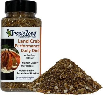 Show full view: TropicZone Land Crab Performance Daily Diet Reptile Food, 8-oz bottle slide 4 of 7