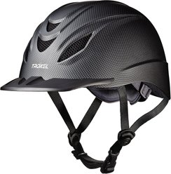 Troxel Interpid Riding Helmet, Carbon, Large