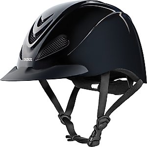 Troxel Liberty Riding Helmet, Matte Black, Large