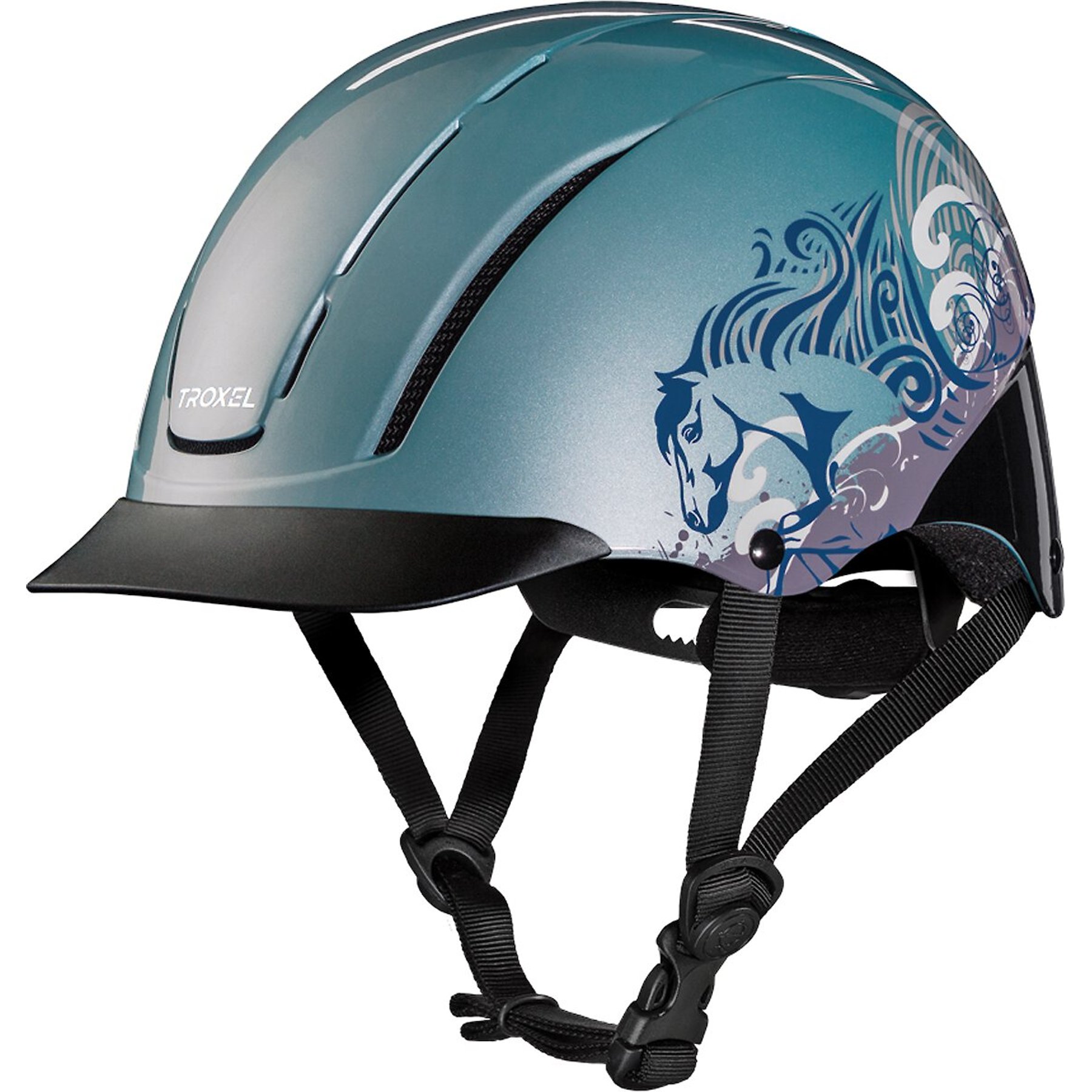 Troxel Spirit Riding Helmet, Sky, Large