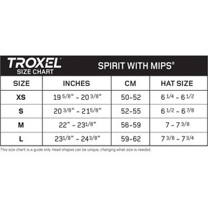 Troxel Spirit with Mips Technology Horse Riding Helmet, Black Duratec, Medium