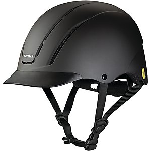 Troxel Spirit with Mips Technology Horse Riding Helmet, Black Duratec, Small