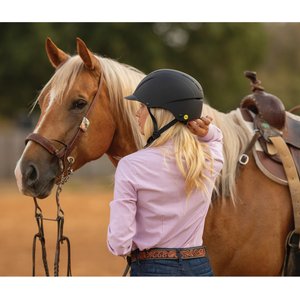Troxel Spirit with Mips Technology Horse Riding Helmet, Black Duratec, Small