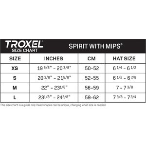 Troxel Spirit with Mips Technology Horse Riding Helmet, Black Duratec, Small