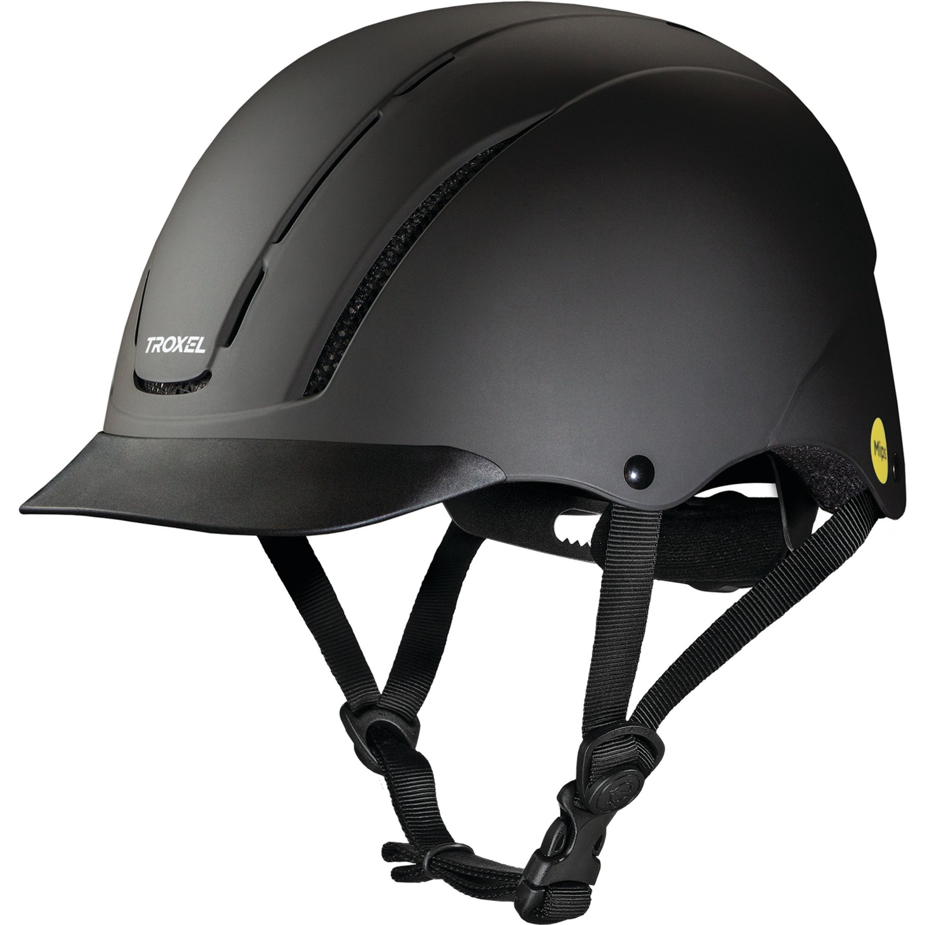 Troxel Spirit with Mips Technology Horse Riding Helmet, Black Duratec, X-Small
