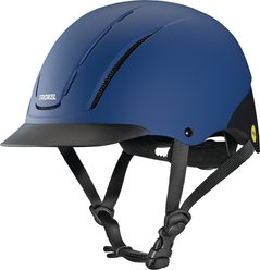 Troxel Spirit with Mips Technology Horse Riding Helmet, Navy Duratec, Medium