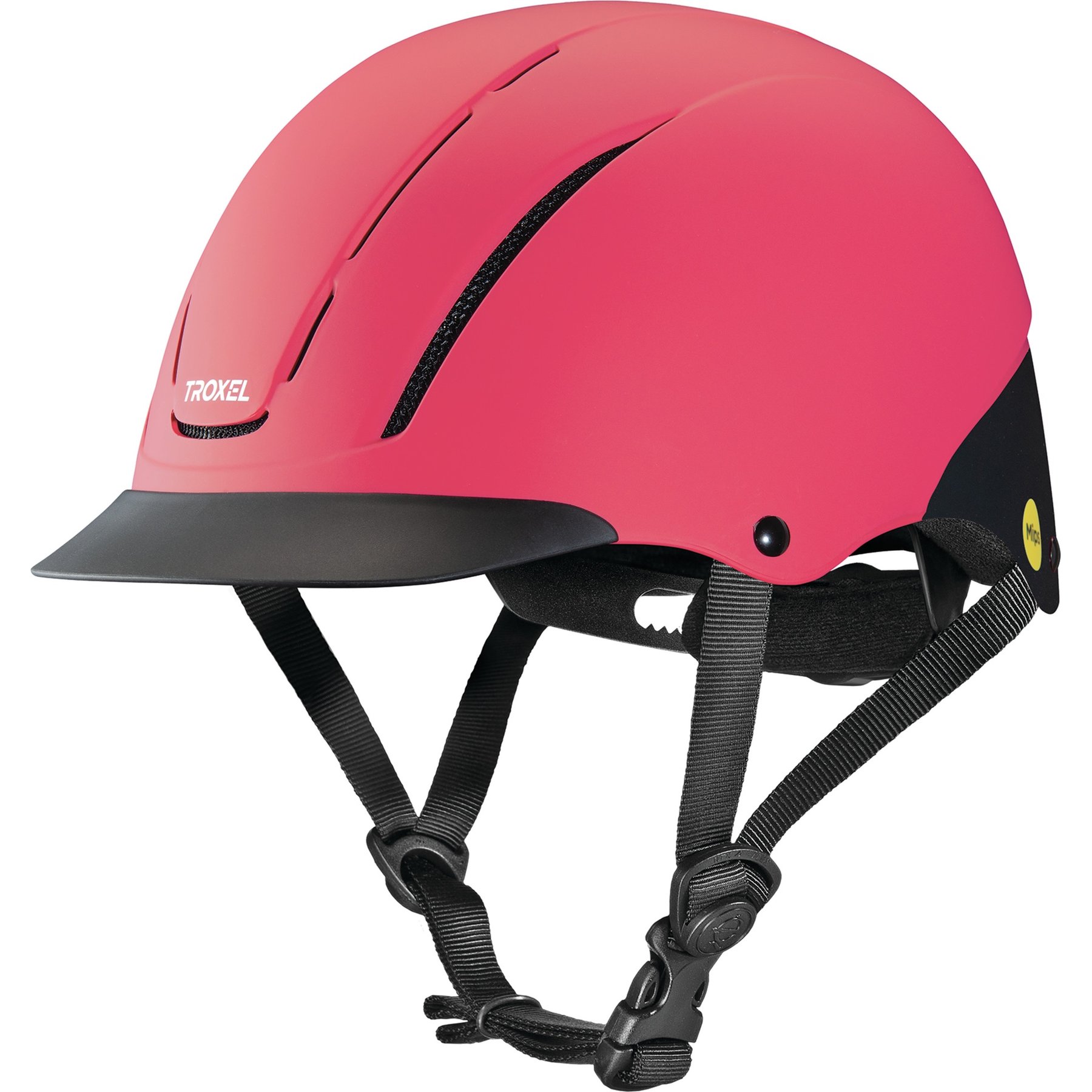 Troxel Spirit with Mips Technology Horse Riding Helmet, Pink Duratec, Medium