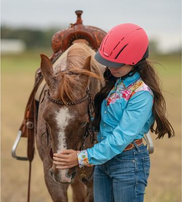 Show full view: Troxel Spirit with Mips Technology Horse Riding Helmet, Pink Duratec, Small slide 4 of 8