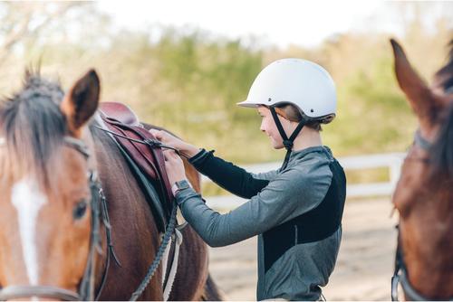 Show full view: Troxel Sport 2.0 Horse Riding Helmet, White, Large slide 5 of 9