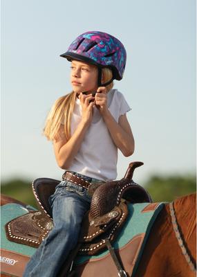 Show full view: Troxel Terrain with Mips Technology Horse Riding Helmet, Galaxy, Large slide 5 of 9