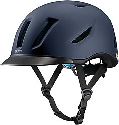 Troxel Terrain with Mips Technology Horse Riding Helmet, Navy Duratec, Medium