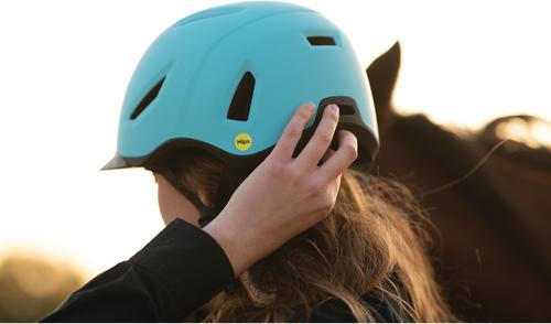 Show full view: Troxel Terrain with Mips Technology Horse Riding Helmet, Radiance Duratec, Large slide 5 of 9