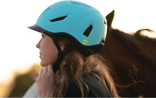 Show full view: Troxel Terrain with Mips Technology Horse Riding Helmet, Radiance Duratec, Small slide 4 of 8