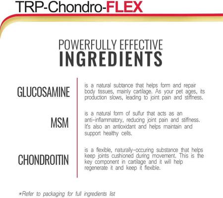 Show full view: TRP-Chondro-FLEX Liver Flavored Soft Chew Joint Supplement for Dogs, 120 count slide 6 of 10