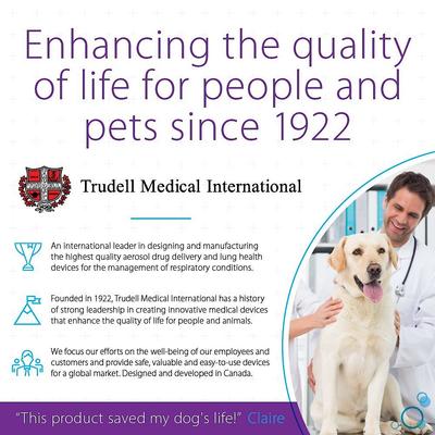 Show full view: Trudell Medical International AeroDawg Dog Asthma Aerosol Chamber, Small slide 8 of 10