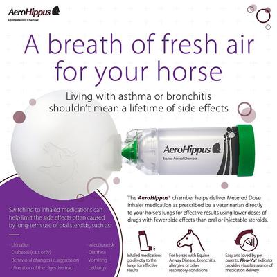 Show full view: Trudell Medical International AeroHippus Equine Aerosol Chamber, 1 count slide 4 of 7