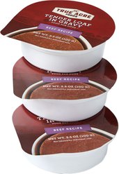 True Acre Foods Beef Recipe Tender Loaf in Gravy, Wet Dog Food, 3.5-oz cup, case of 12 slide 2 of 9
