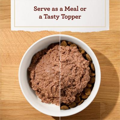 Show full view: True Acre Foods Beef Recipe Tender Loaf in Gravy, Wet Dog Food, 3.5-oz cup, case of 12 slide 6 of 11