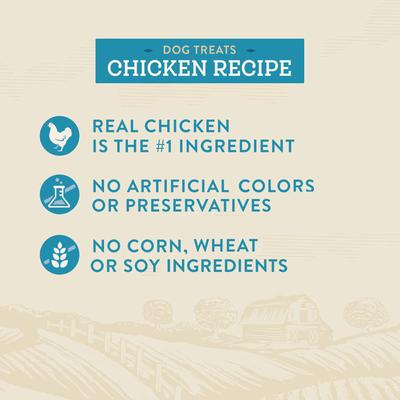 Show full view: True Acre Foods Chicken Recipe Mini-Training Rewards Grain-Free Soft & Chewy Dog Treats, 10-oz bag slide 5 of 10