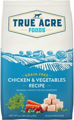True Acre Foods Grain-Free Chicken & Vegetable Dry Dog Food, 40-lb bag