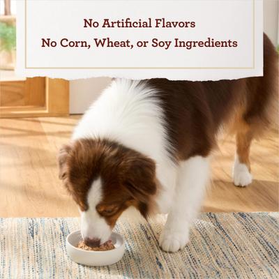 Show full view: True Acre Foods Grilled Chicken Flavor Tender Loaf in Gravy, Wet Dog Food, 3.5-oz cup, case of 12 slide 7 of 11