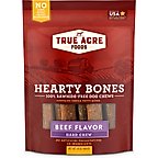 True Acre Foods Hearty Bones Beef Flavored Treats, 16-oz bag