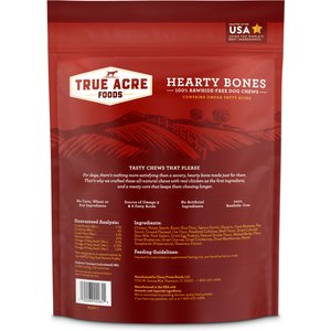 True Acre Foods Hearty Bones Beef Flavored Treats, 16-oz bag