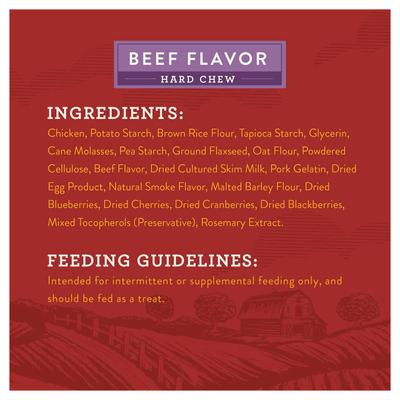 Show full view: True Acre Foods Hearty Bones Beef Flavored Treats, 16-oz bag slide 8 of 12