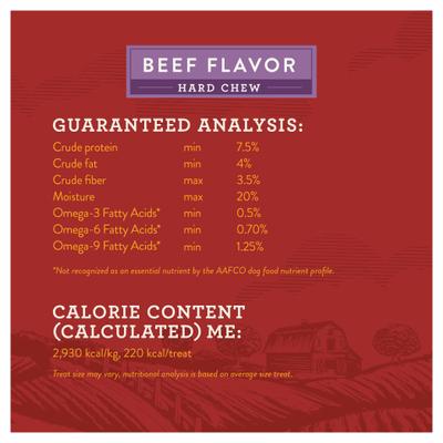 Show full view: True Acre Foods Hearty Bones Beef Flavored Treats, 16-oz bag slide 9 of 12