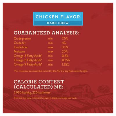 Show full view: True Acre Foods Hearty Bones Chicken Flavored Treats, 16-oz bag slide 9 of 12