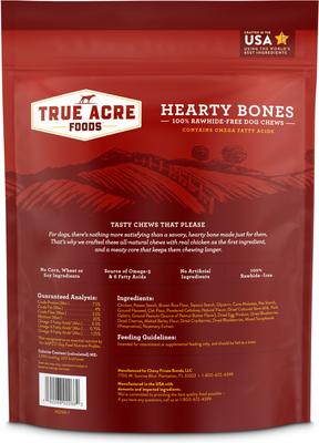 Show full view: True Acre Foods Hearty Bones Peanut Butter Flavored Treats, 16-oz bag slide 3 of 12