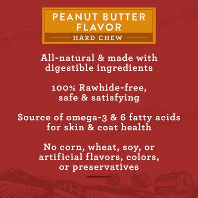 Show full view: True Acre Foods Hearty Bones Peanut Butter Flavored Treats, 16-oz bag slide 6 of 12