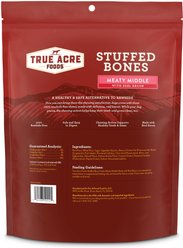 True Acre Foods Large Stuffed Bone Treats Meaty Middle Made with real Bacon, 6 count slide 2 of 8